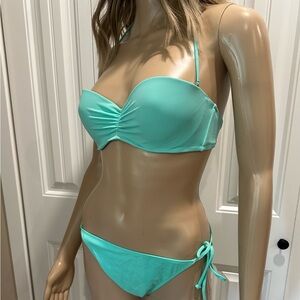 Victoria's Secret Ruched Bikini Twp Piece Swimsuit